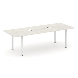 Style Project Direct Direct Стол переговорный SN-6P.SPRG-258 Дуб Наварра/Металл Белый 2580*980*750 - Фото предпросмотра