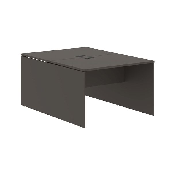 Стол двойной ED2ST 1180 Мокко/Черный 1160х1606х750 EDIS - Вид 1