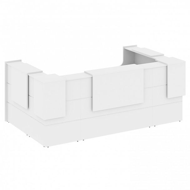 Ресепшн П-образный "Onix" O.R-K-36 белый бриллиант - Вид 2