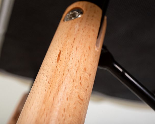 Стул барный DOBRIN BUTTERFLY BAR (ножки светлый бук, цвет чёрный) - Вид 14