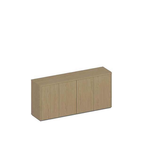 Шкаф для документов ION низкий закрытый 4-дверный ИН 306 ГР - Вид 1