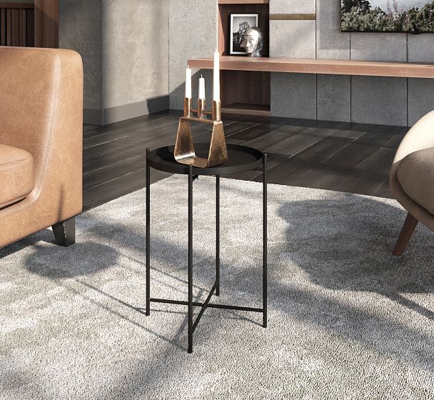 Столик кофейный Sheffilton SHT-CT8-2 белый муар - Вид 6