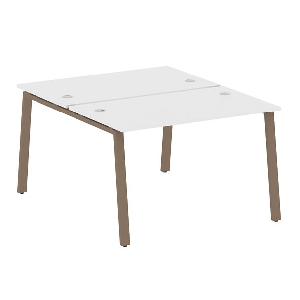 Metal System Р. ст. на А-образном м/к БА.РАС-СП-2.2 Белый/Мокко металл 1200*1475*750 - Вид 1