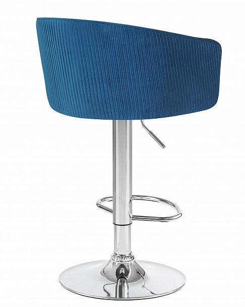 Стул барный DOBRIN DARCY (синий велюр (1922-20)) - Вид 4