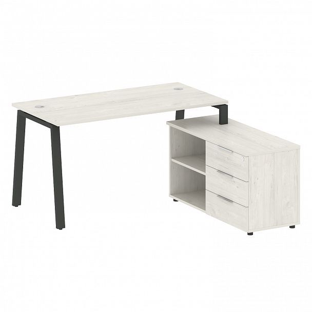 Рабочая станция "Metal System" БА.РС-СТС-2.3 дуб наварра/антрацит - Вид 1