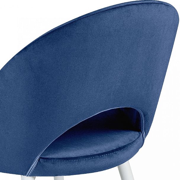 Комплект кухонных стульев Рэди синий велюр/белый, 2 шт. - Вид 10