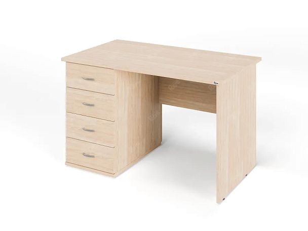 ЛАЙТ / LIGHT RLG008-12x7L Однотумбовый стол 120x70x75 Дуб Сонома - Вид 1