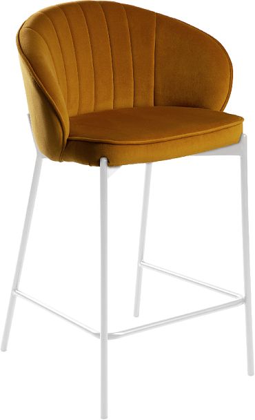 Комплект полубарных стульев Миэль горчичный/белый, 3 шт. - Вид 3