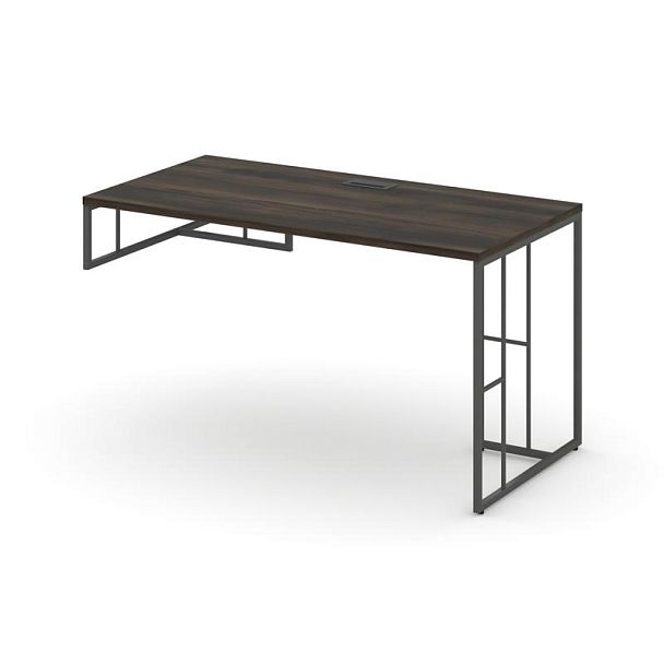 Rift Стол письменный для опорной тумбы левый RF.SPOT-003 (L) Дуб Мали/Металл Антрацит 1380*600*750 - Вид 1