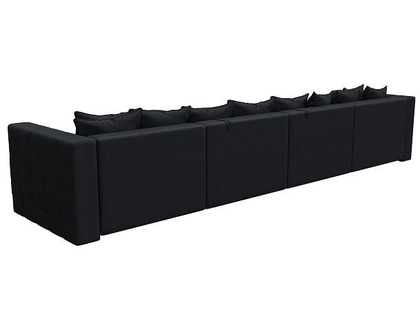 Диван П-образный Лига-052 НПБ Лонг Замша серый - Вид 5