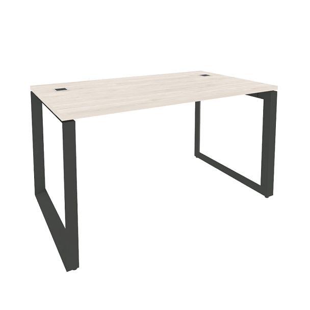 Onix Direct Стол рабочий руководителя на О-образном м/к O.MO-SRR-3.8 Денвер светлый/Антрацит металл 1380*800*750 - Вид 1