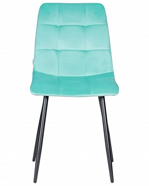 Стул обеденный DOBRIN CHILLY (Мятный Holland 50, основание черное) - Вид 6