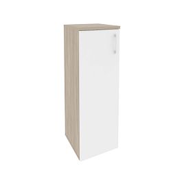 Onix Шкаф средний узкий левый O.SU-2.3 (L) Дуб аттик/Белый бриллиант 400*420*1207 - Фото предпросмотра