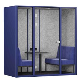 SoundCube RV QUATTRO з/с-глухая  SDC-2.2-WA Синий/Зимний Лес/Черный/Антрацит/Прозрачный/Серый 2200*1470*2278 - Фото предпросмотра