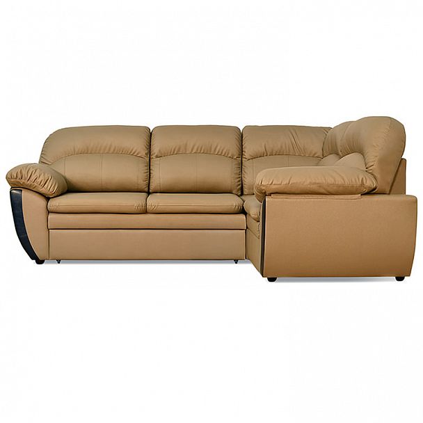 Угловой диван "Мистраль 2" 2РУ-ОУБ кожа - Вид 2