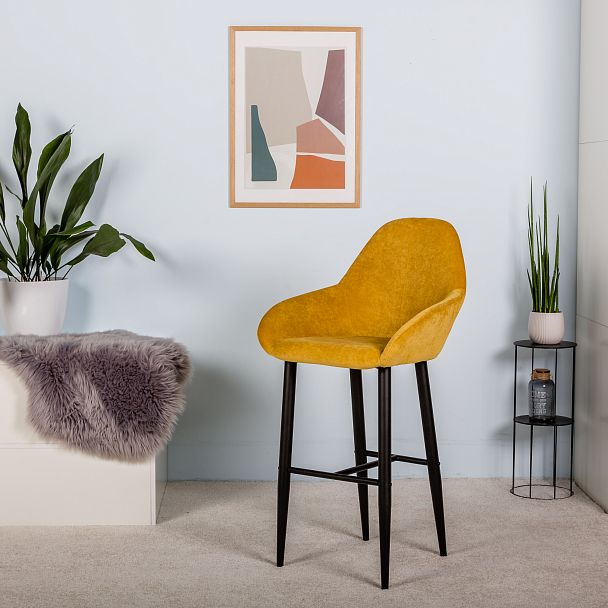 Стул барный Kent Желт/Черный - Вид 6