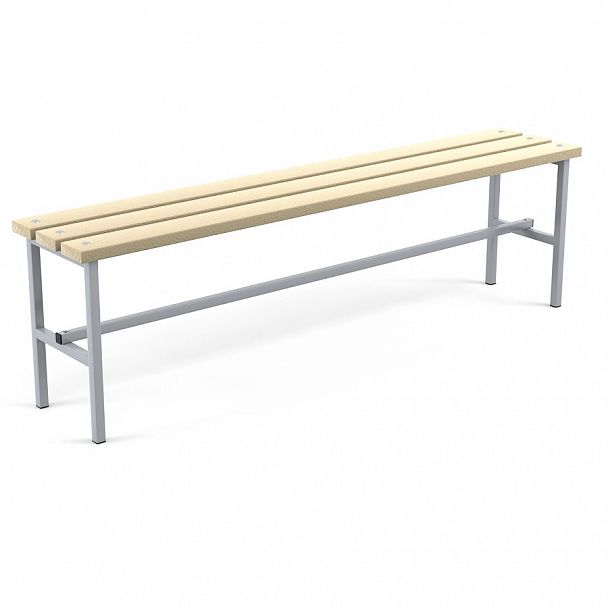 Скамейка с полимерным сиденьем 1200 - Вид 1