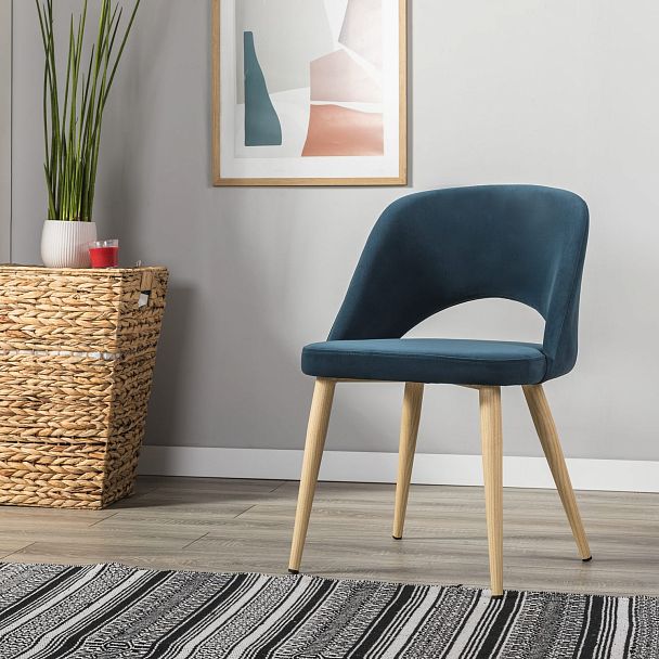 Стул Lars Diag blue/нат.дуб - Вид 10