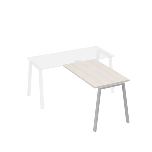 Брифинг-приставка каркас TRE A4 А4 Б3 074 БП дуб / металлокаркас серый - Вид 1