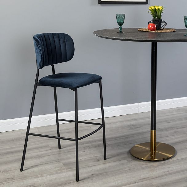 Стул барный Fendi синий - Вид 11