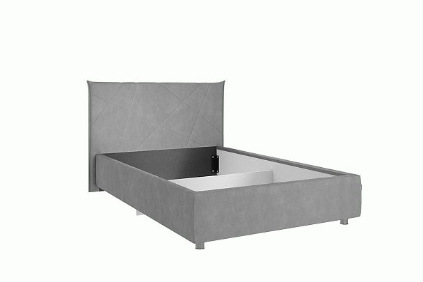 Кровать с подъемным механизмом Бест 120х200 см ZP.KM1.2-02.2170 капучино (велюр) - Вид 5