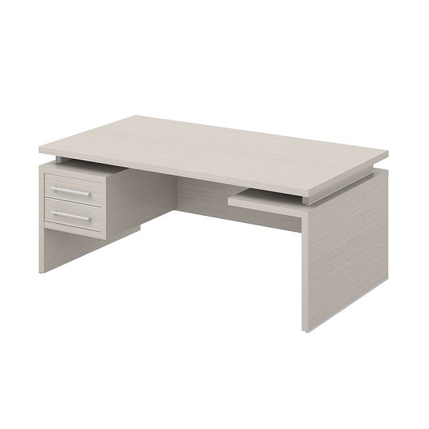 Стол "Дипломат"  ПК-ДП-СТ200Х100/ПТ-В5-1247 дуб беленый новый - Вид 1