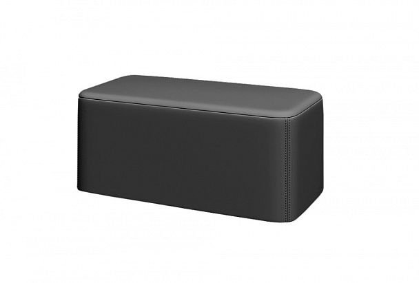 Пуф БЛОК БК-9040 90х45х40h Oregon 16 (кожзам) черный "Пуфы и банкетки"  ТК-002920003411 черный - Вид 1