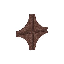 AcustiX Соединитель для войлочных экранов Х-образный VE.SVE-X Молочный Шоколад 200*200*12 - Фото предпросмотра