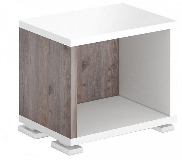 Стеллаж-колонка Домино СБ-15/1 Белый/Нельсон - Вид 1