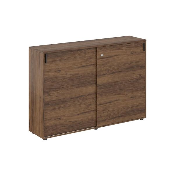 Шкаф купе 1638х400х1125 средний, с замком / корпус цвет: дуб модена, двери цвет: дуб модена Сигма / Sigma - Вид 1