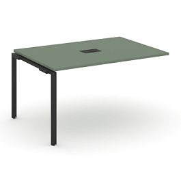 Concept Проходной наборный элемент переговорного стола CN.NPRG-011 Кобо/Металл Черный 980*980*750 - Фото предпросмотра