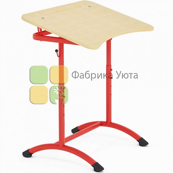 Парта одноместная ЭКСТРА (Р) с угл. накл. стол. (2-4 гр) - Вид 2