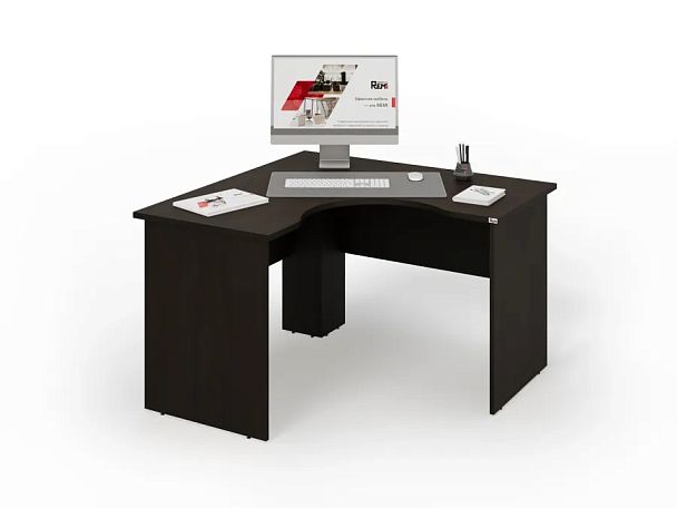 UNITY РСТ12-12 ВЕНГЕ Офисный стол угловой Универсальный 1200х1200х750 - Вид 1