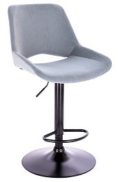 Стул барный Everprof Flash (Флэш) Ткань Серый - Фото предпросмотра