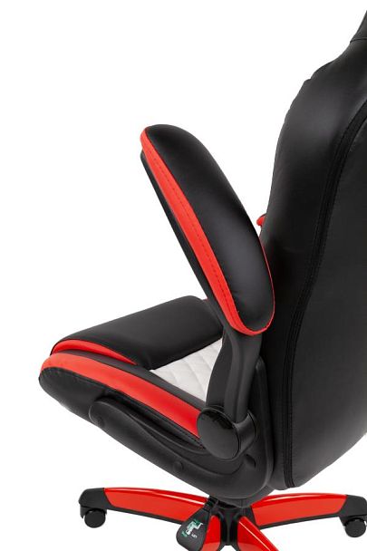 Кресло Chairman game 15 Россия экокожа черный/красный/белый - Вид 12