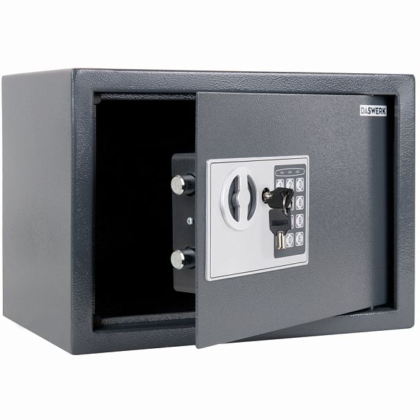 Сейф мебельный DASWERK SC-250EL (250х350х250 мм), электронный замок, графит, 291343 - Вид 1
