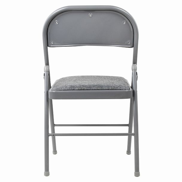 Стул складной BRABIX "Golf Plus CF-003 КОМФОР"Т, серый каркас, серая ткань, 532890 - Вид 5