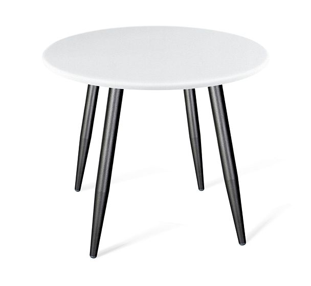 Стол Sheffilton SHT-TU104/80 МДФ черный муар/белый - Вид 2