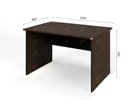 UNITY PС8-12 ВЕНГЕ Офисный стол прямоугольный Прямой 1200х800х750 - Фото предпросмотра