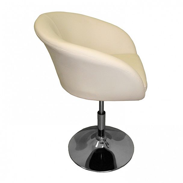 Кресло дизайнерское DOBRIN EDISON (кремовый) - Вид 5