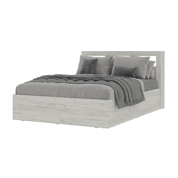 Гранд кровать 1,4 (1.472х0,950х2,210) дуб крафт белый - Вид 1