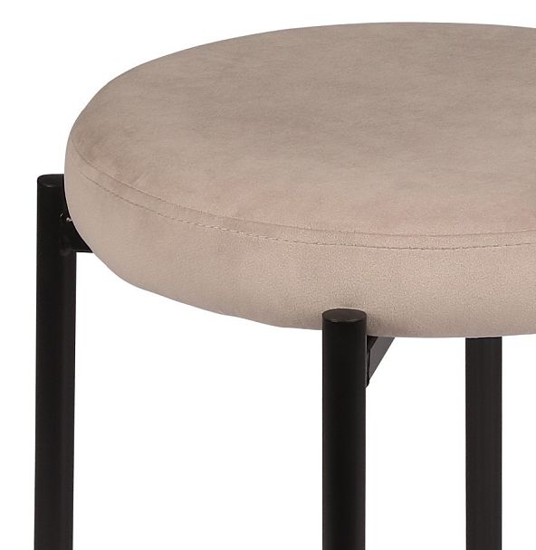 Комплект табуретов Кен, Confetti smoke/черный, 4 шт. - Вид 2