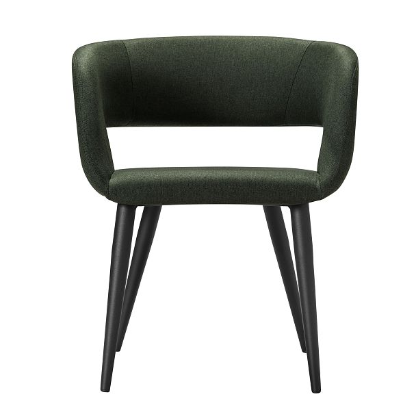 Кресло Hugs тёмно-зеленый/черный - Вид 3