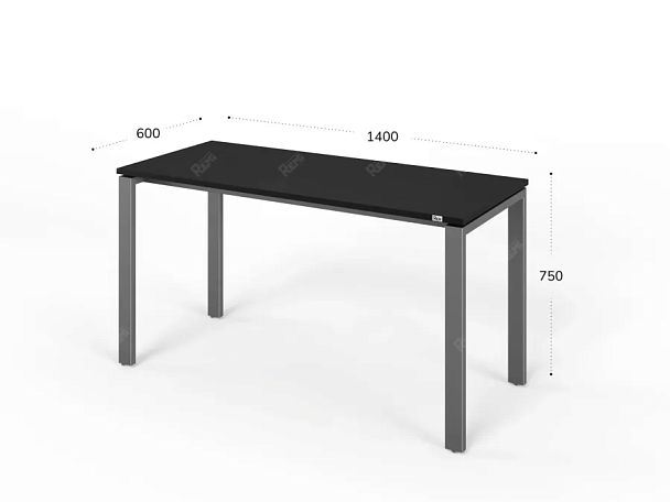 ЛАЙТ / LIGHT RLG015-14x6 Прямоугольный стол 140x60x75 Венге - Вид 2