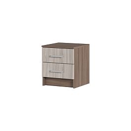 ГАРМОНИЯ ТБ 601 тумба прикроватная (0,4х0,45х0,408) шимо темный/шимо светлый - Фото предпросмотра