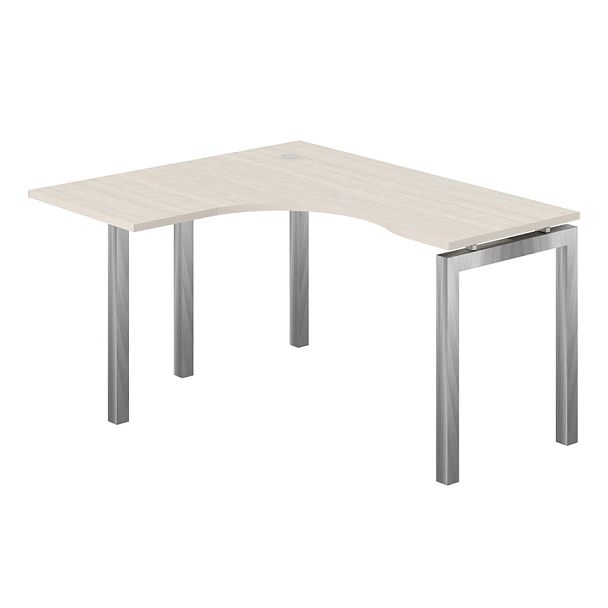 Стол эргономичный С-ТНА6 "Тандем-А"  ПК-ТНА-СТЭ140Х120Л/АЖ-В2-1048 дуб альпийский - Вид 1