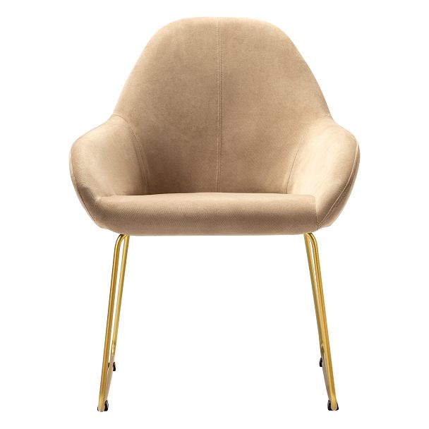 Кресло Kent Diag beige/Линк золото - Вид 3