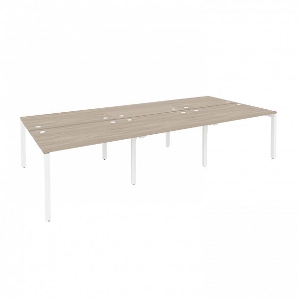 Рабочая станция "Onix" O.MP-D.RS-6.2.8 дуб аттик/белый - Вид 1