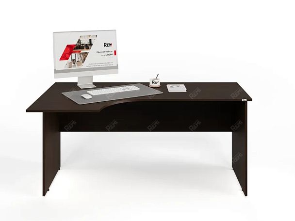 ЛАЙТ / LIGHT RLG004-16x9L Угловой стол 160x90x75 Венге - Вид 2