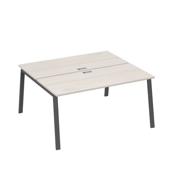 Станция 2х160 на опорах TRE A4 А4 Б3 175 БП дуб / металлокаркас антрацит - Вид 1